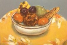 masa ustu naturmort - 2013 - tuval u. akrilik - 45x60 cm